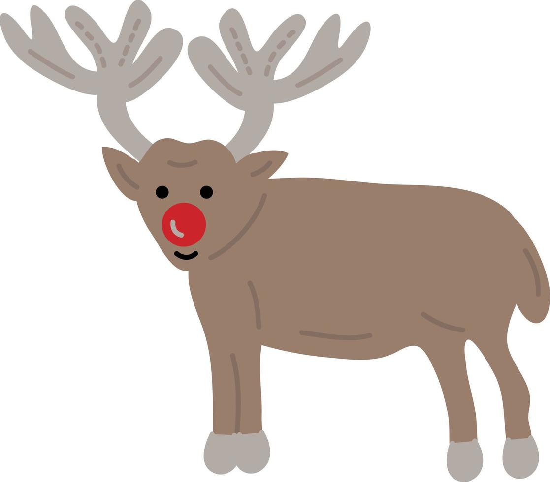 Kerstmis eland. slingers, vlaggen, etiketten, bubbels, linten en stickers. verzameling van vrolijk Kerstmis decoratief pictogrammen vector