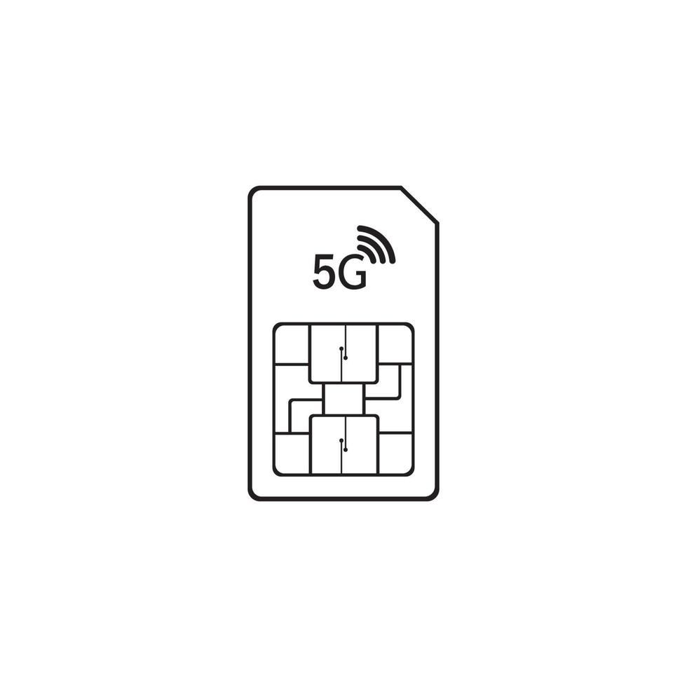 5g logo teken vector sjabloon