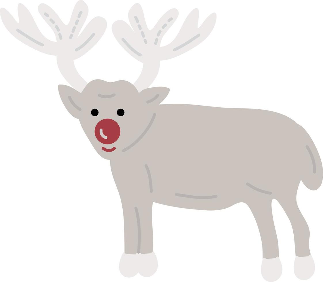 Kerstmis eland. slingers, vlaggen, etiketten, bubbels, linten en stickers. verzameling van vrolijk Kerstmis decoratief pictogrammen vector