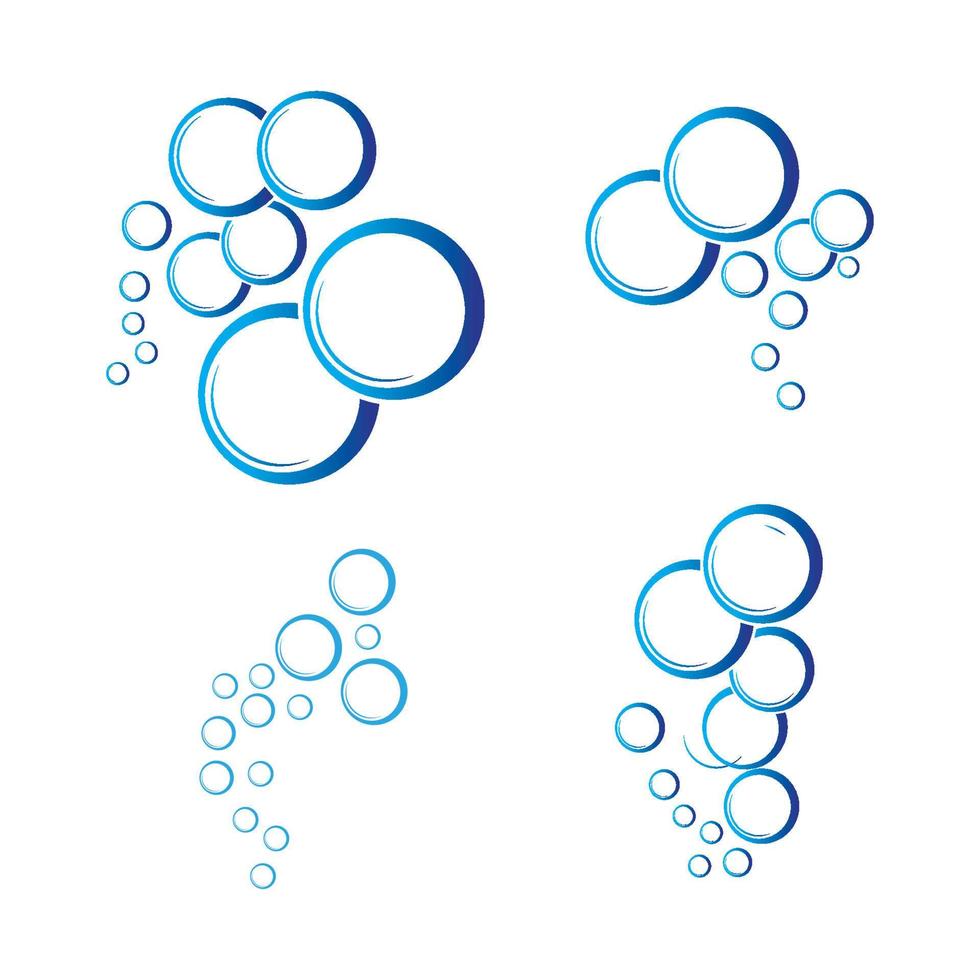 bubbel water logo vector