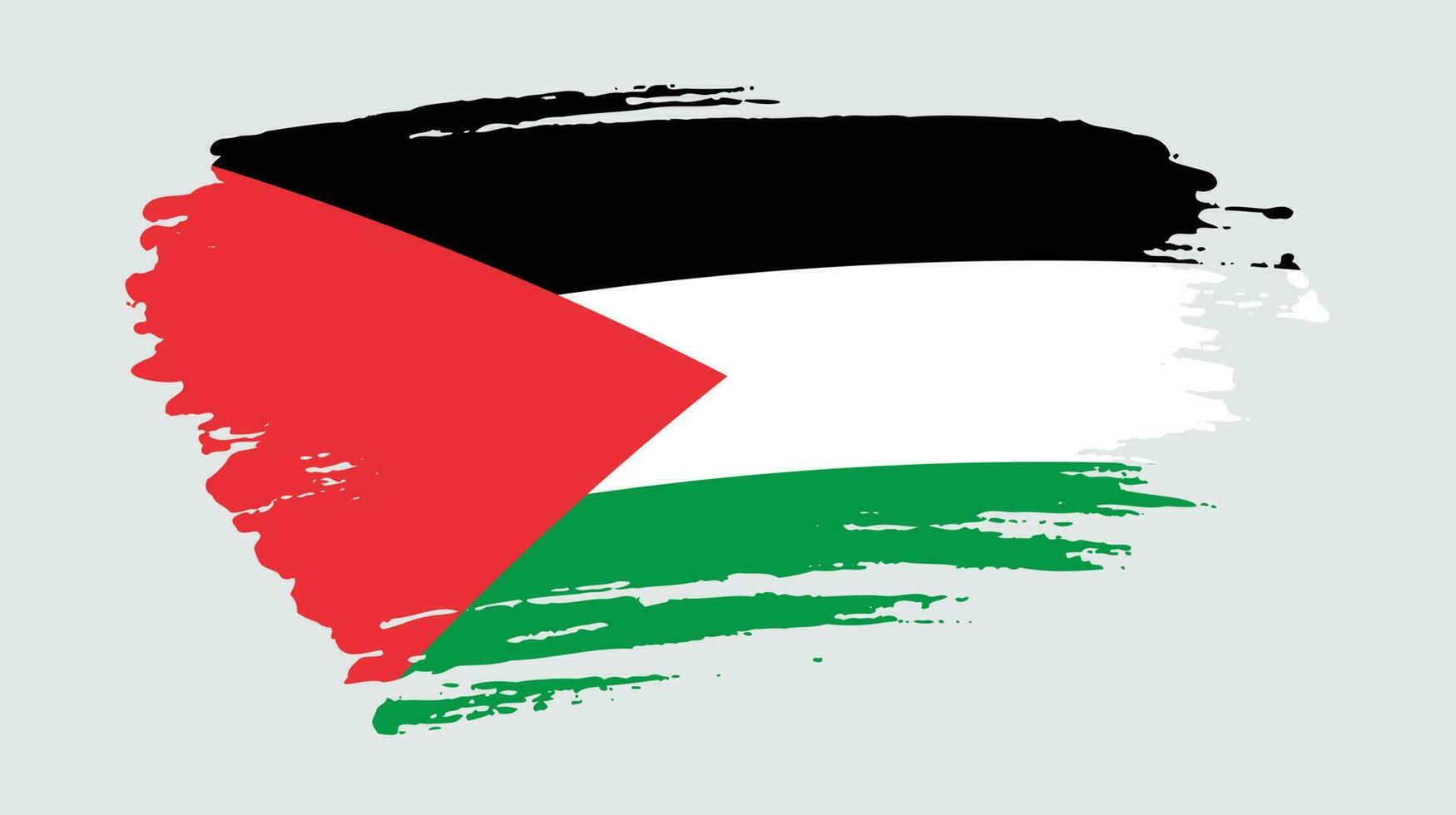 vervaagd grunge structuur Palestina professioneel vlag ontwerp vector