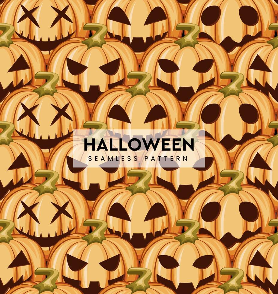 halloween pompoenen naadloos patroon voor decoratie, omhulsel papier, omslag, het drukken vector