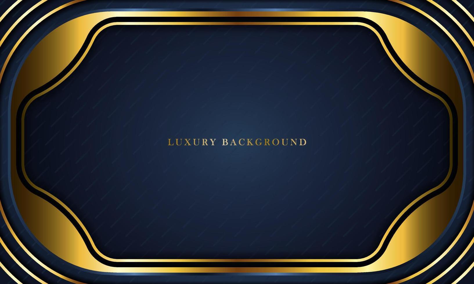 luxe donker blauw achtergrond met een gouden kleur combinatie, perfect voor Sjablonen, brochures, bedrijf kaarten, banners of achtergronden. elegant ontwerp. vector