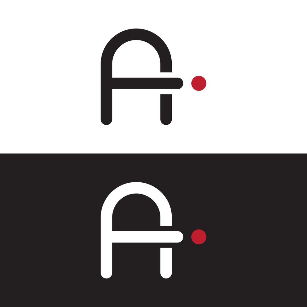 creatief abstract logo sjabloon ontwerp element eerste brief een meetkundig of minimalistische monogram met modieus stijl, modern lettertype. logo voor bedrijf, bedrijf of identiteit kaart, branding en bedrijf. vector