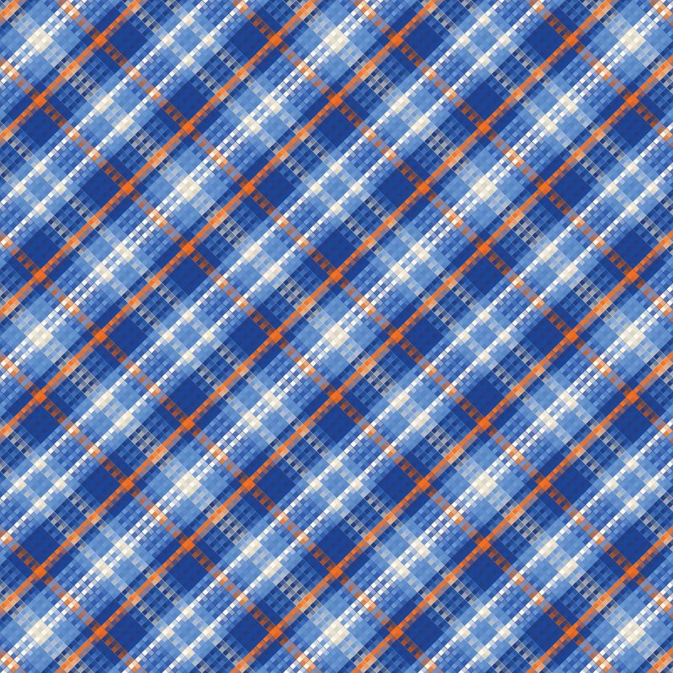 Schotse ruit of plaid retro kleur patroon. vector