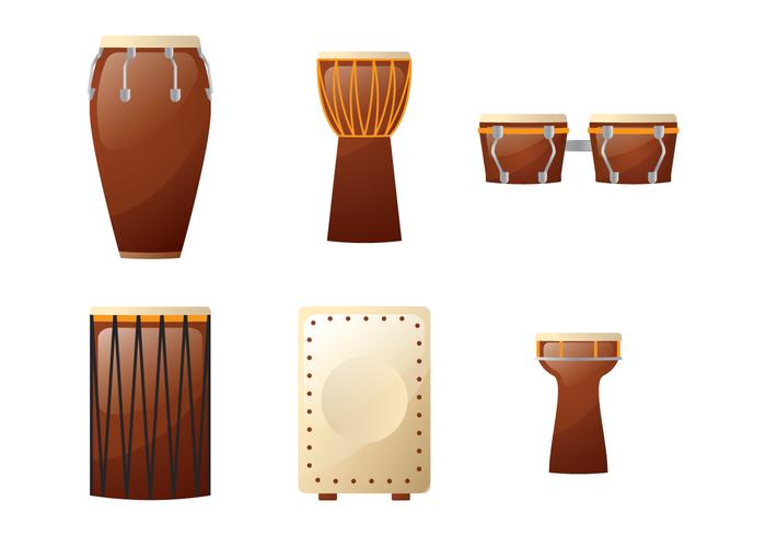 Afrikaanse Drums Illustratie vector