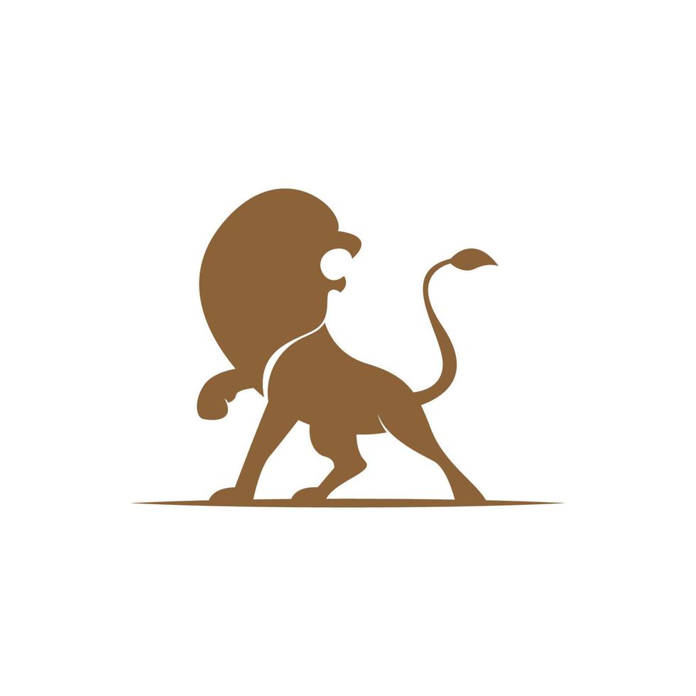 leeuw logo icoon ontwerp illustratie vector