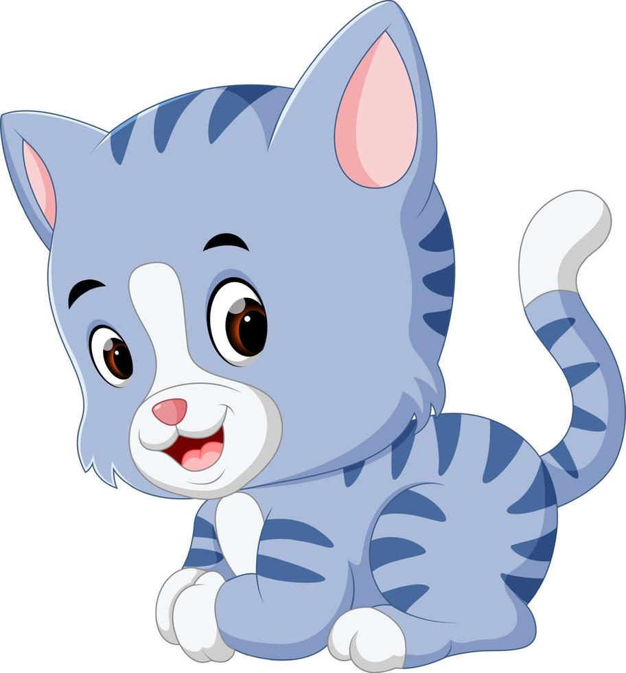 schattige kat cartoon vector