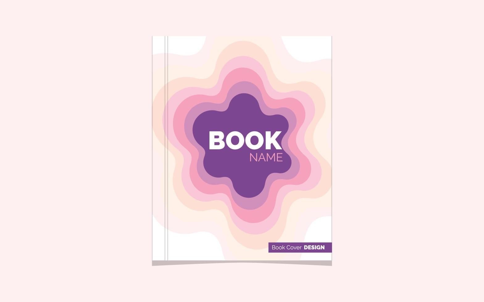 boek Hoes of folder sjabloon met 3d abstract papier besnoeiing blauw groen roze geel achtergrond. vector sjabloon in snijwerk kunst stijl