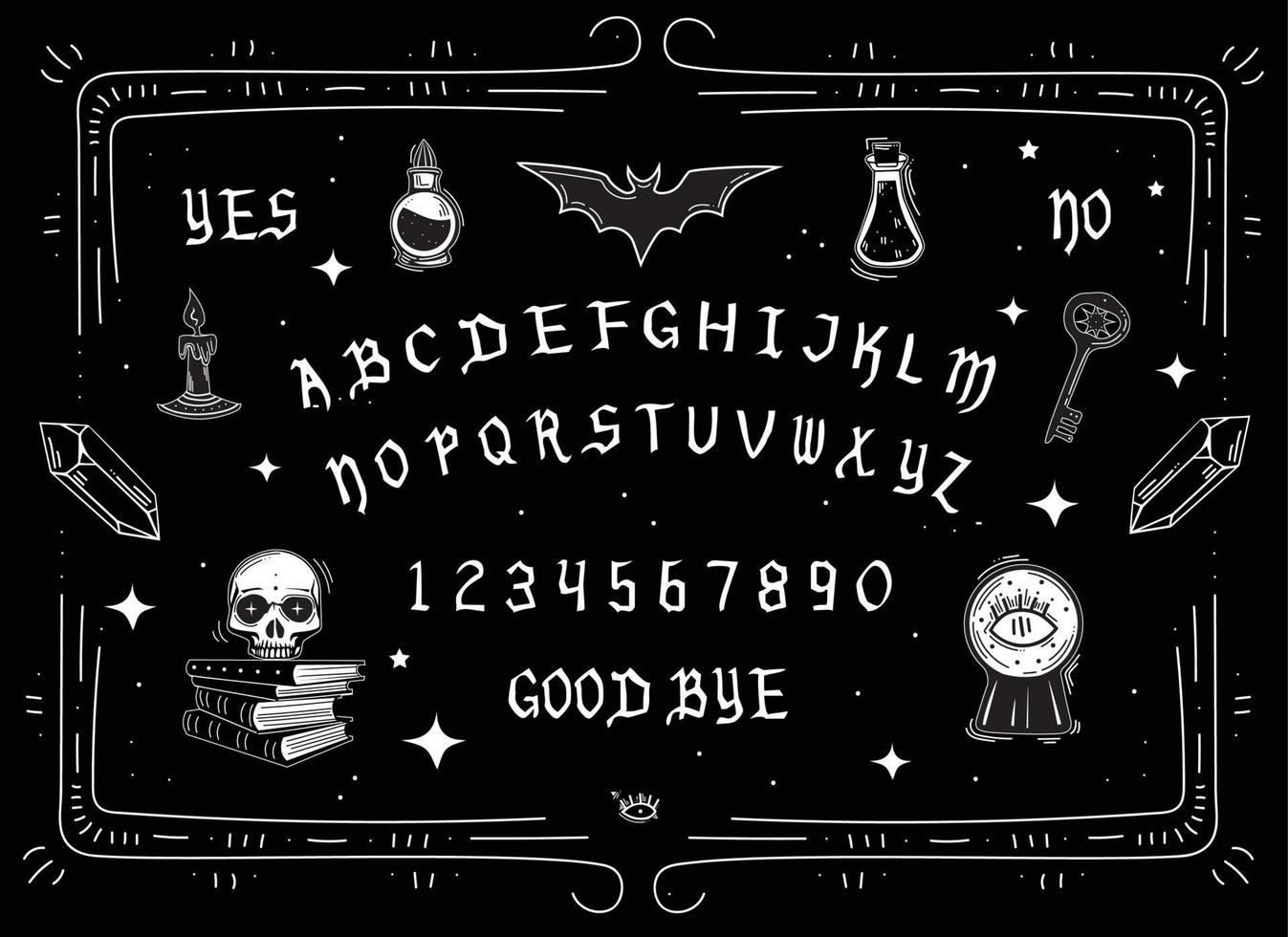 ouija bord vector