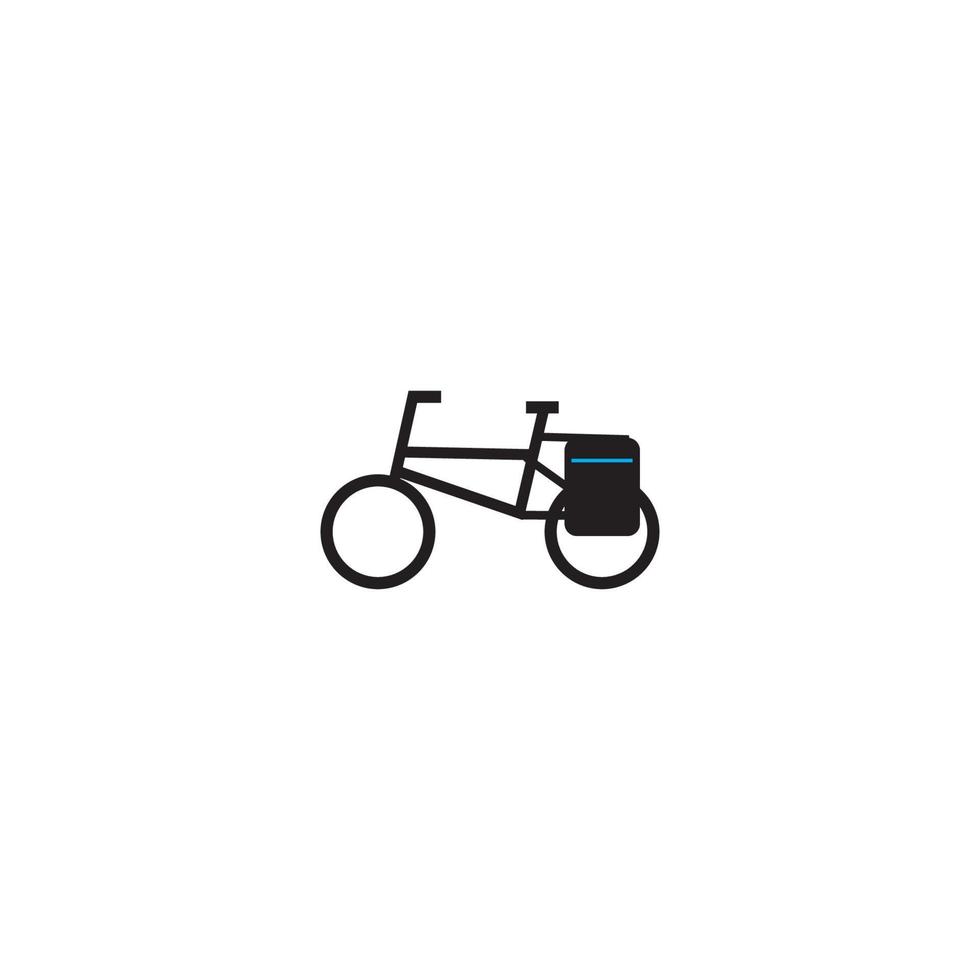 fiets pictogram logo vector