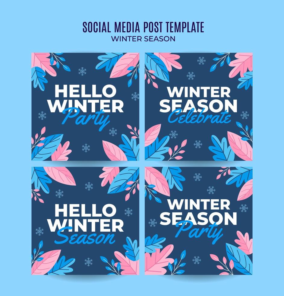 vakantie winter ontwerp voor reclame, spandoeken, folders en flyers vector