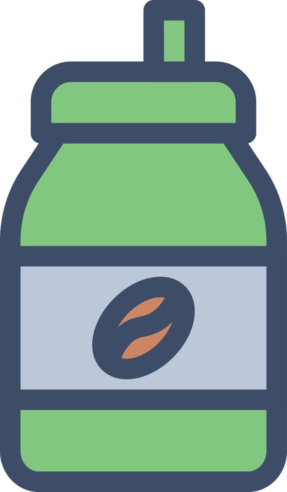 koffie fles vector illustratie Aan een achtergrond.premium kwaliteit symbolen.vector pictogrammen voor concept en grafisch ontwerp.