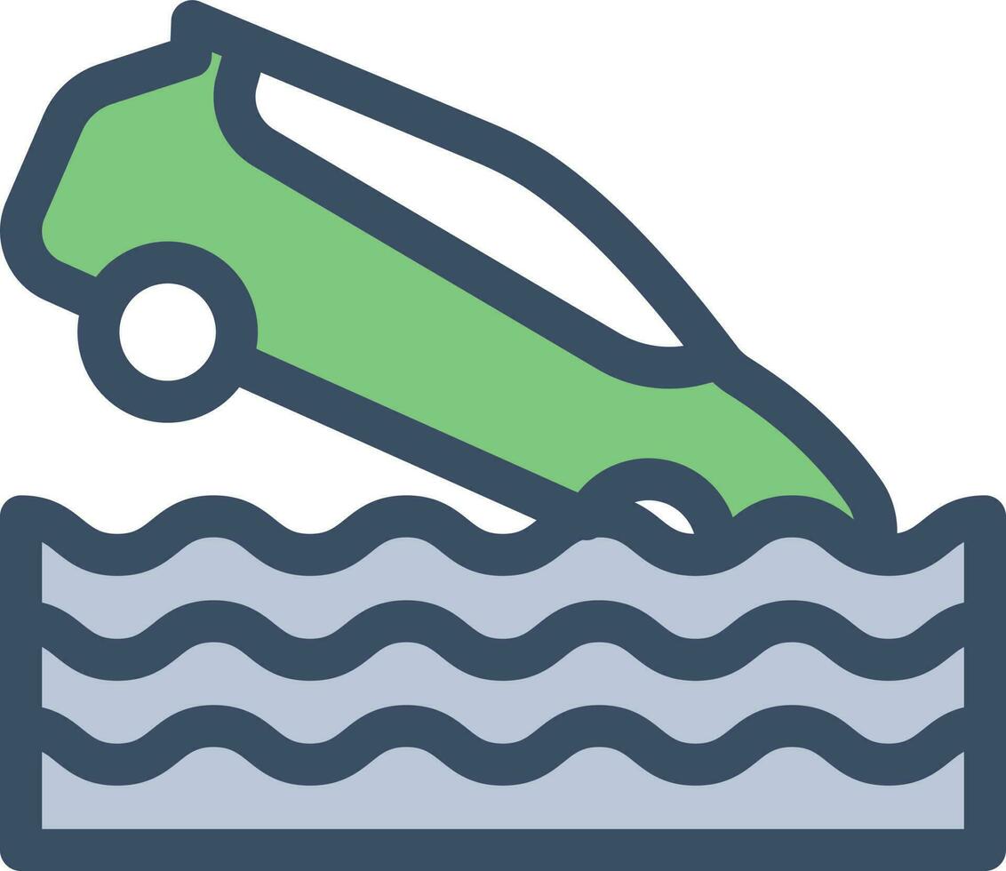 auto water vector illustratie Aan een achtergrond.premium kwaliteit symbolen.vector pictogrammen voor concept en grafisch ontwerp.
