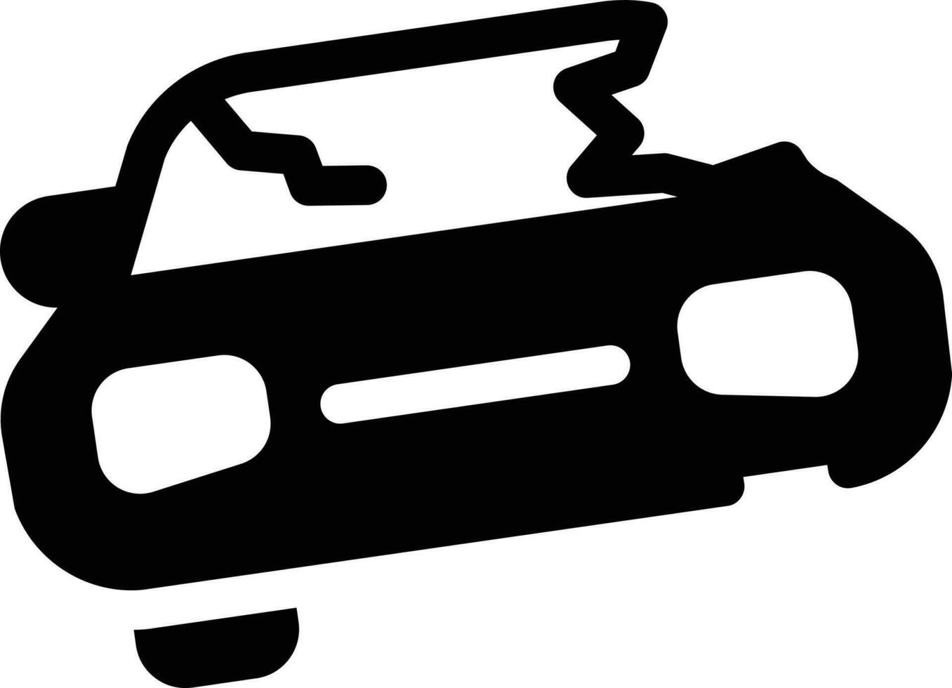 auto gebroken vector illustratie Aan een achtergrond.premium kwaliteit symbolen.vector pictogrammen voor concept en grafisch ontwerp.