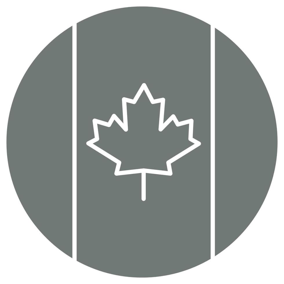 Canada vlag welke kan gemakkelijk aanpassen of Bewerk vector