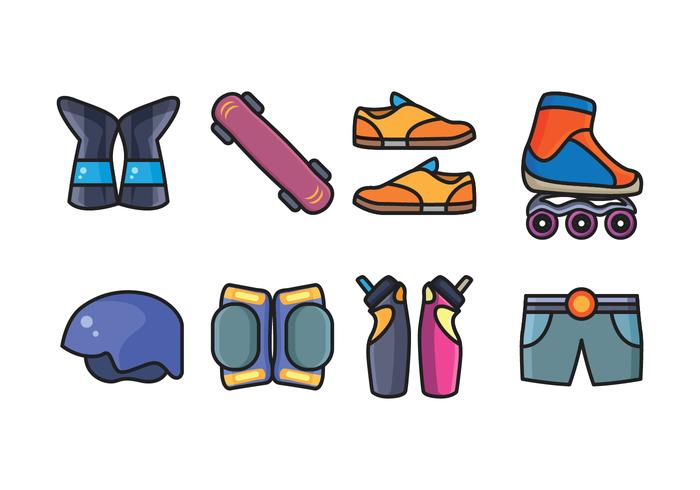 Gratis Skate Icon Pack vector