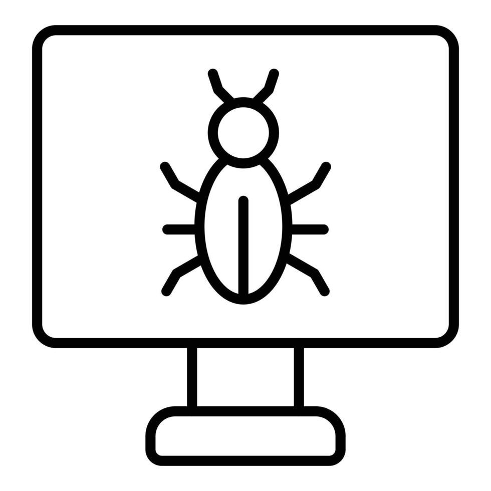 bug-pictogramstijl vector