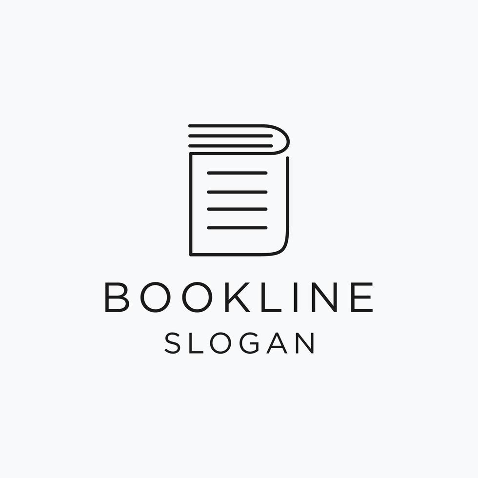 boek logo icoon ontwerp sjabloon vector illustratie