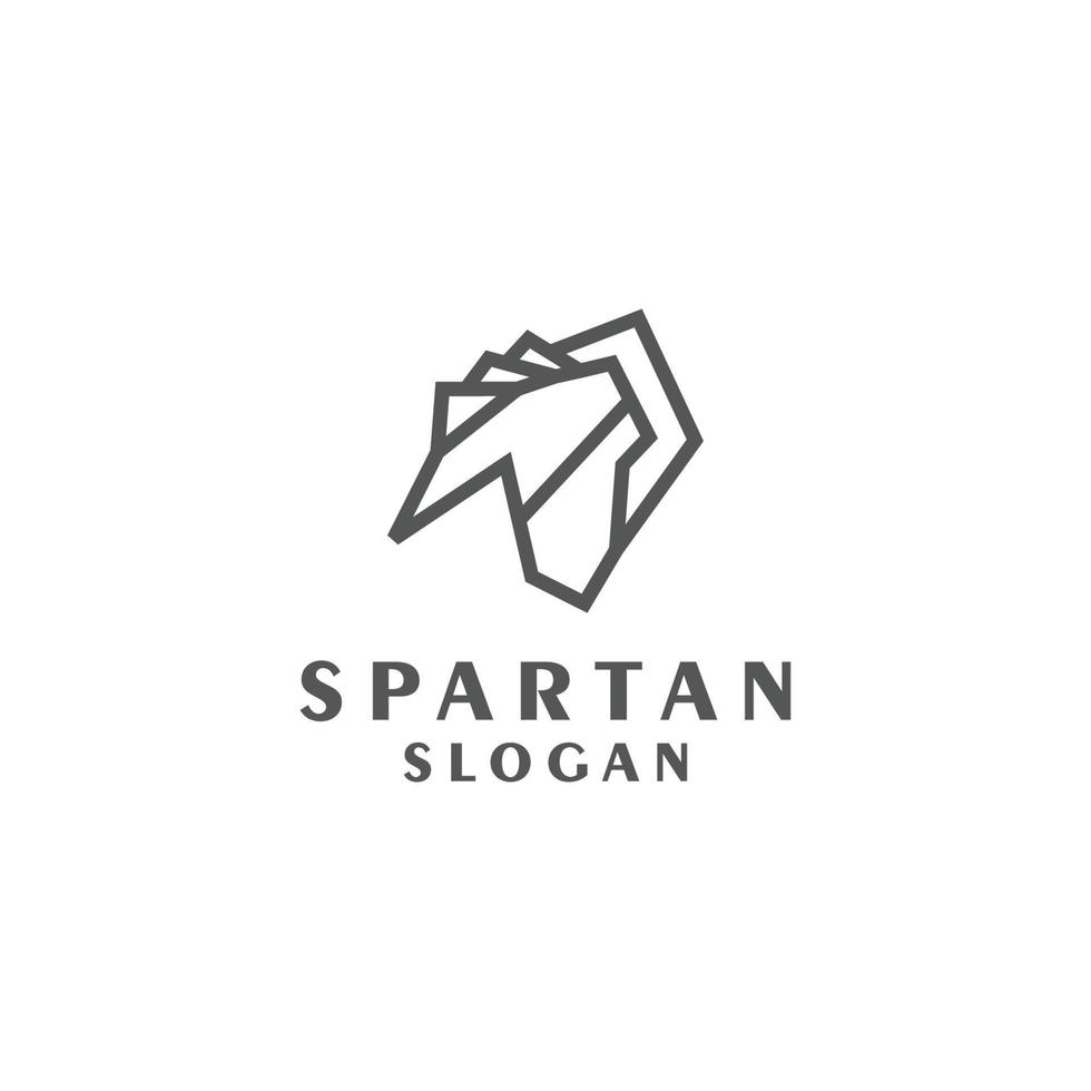 spartaans logo icoon vector beeld