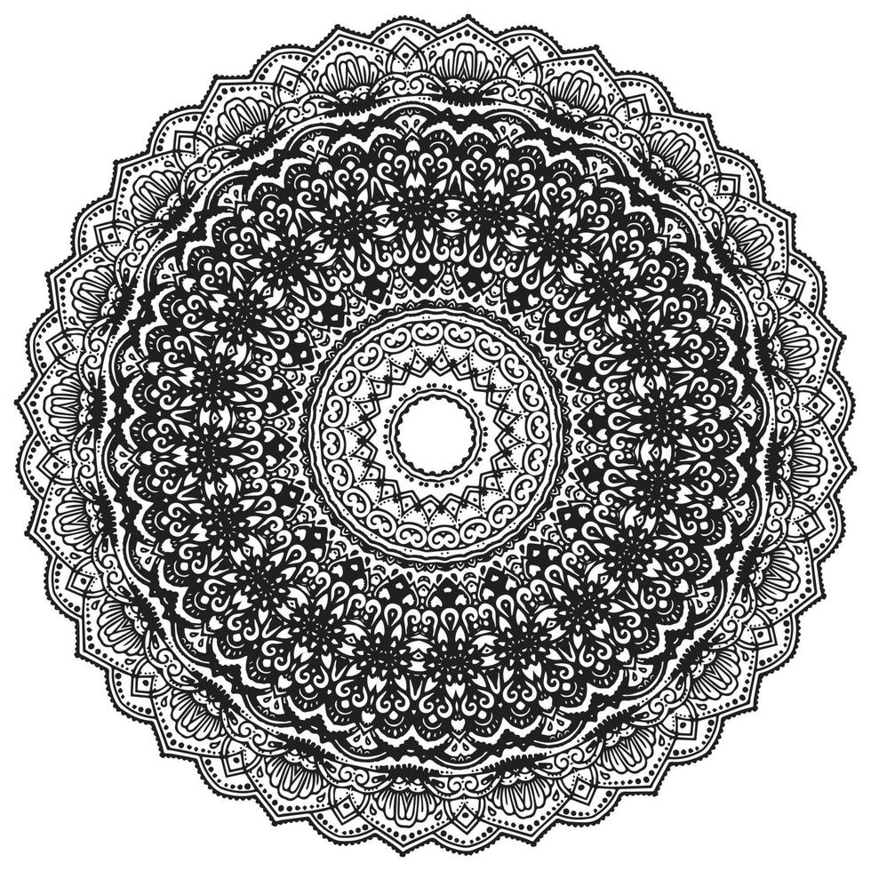 mandala kleur pagina.vintage decoratief elementen, decoratief ornament in etnisch oosters stijl schets tekening hand getekend vector illustratie