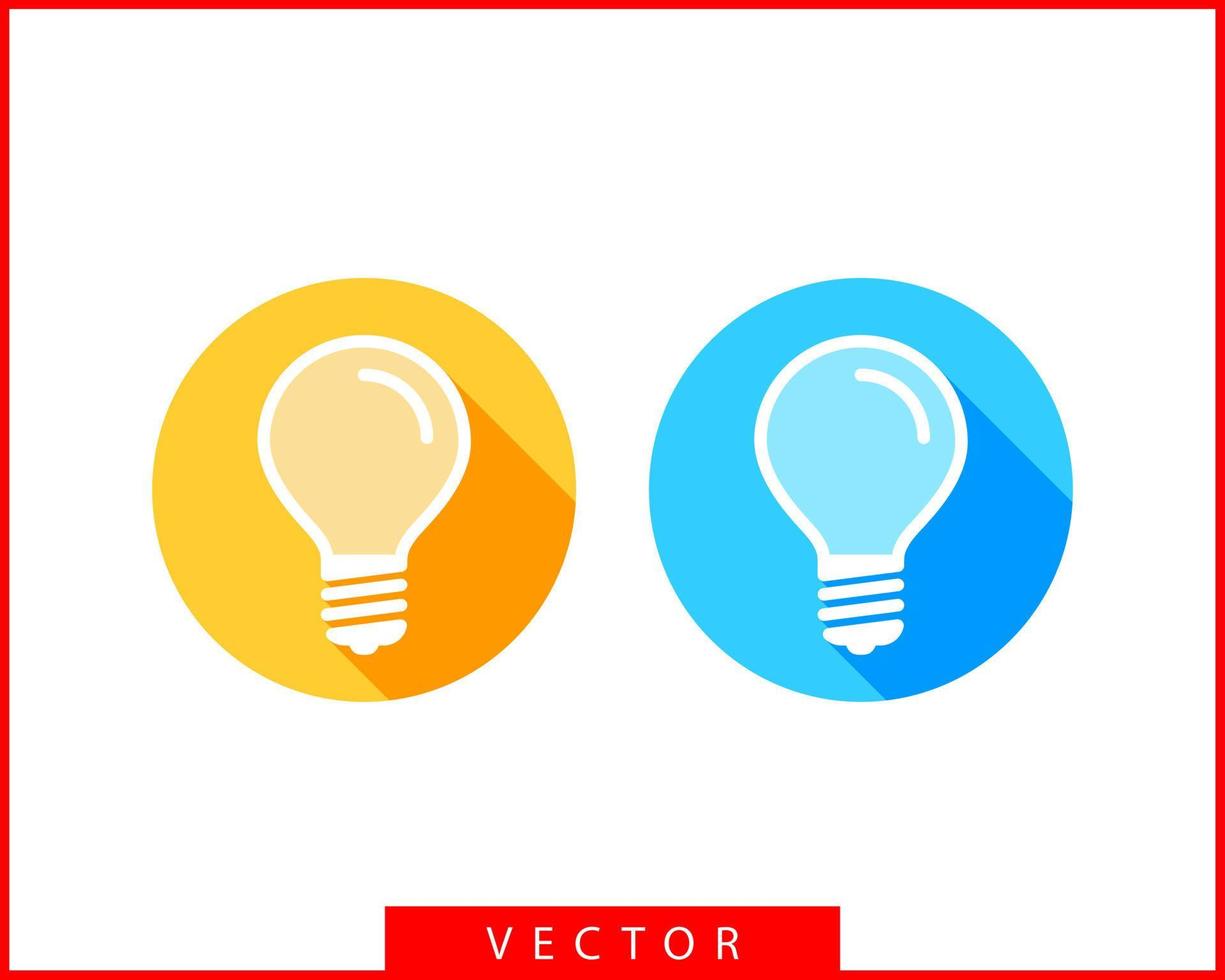 licht lamp icoon vector. gloeilamp idee logo concept. reeks lampen elektriciteit pictogrammen web ontwerp element. LED lichten geïsoleerd silhouet. vector