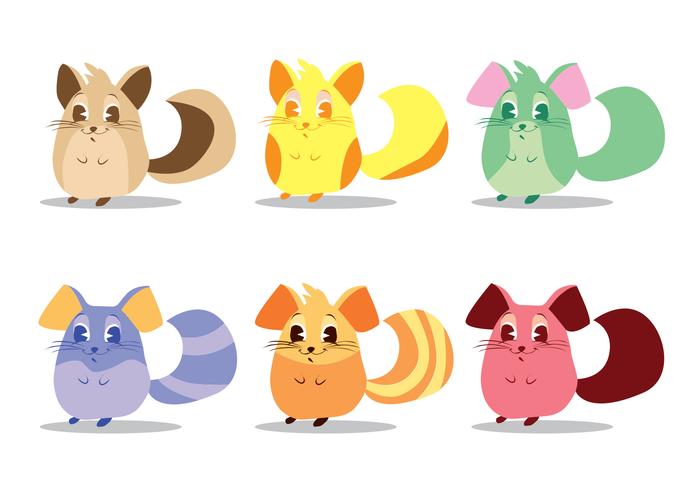 Chinchilla vector set