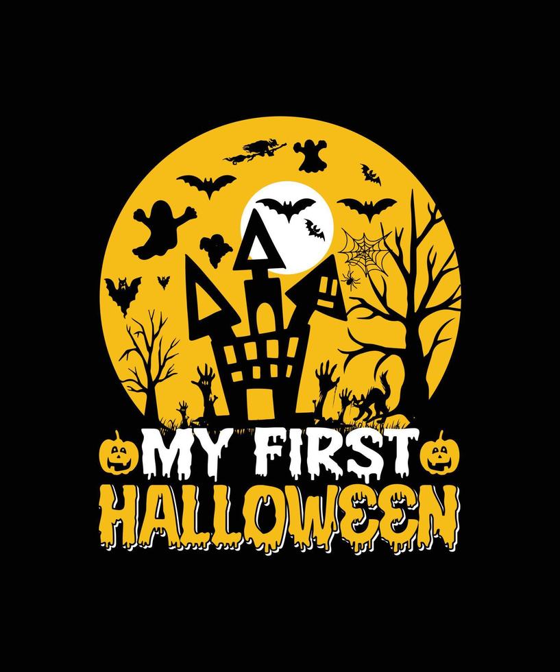 halloween t-shirt ontwerp vector