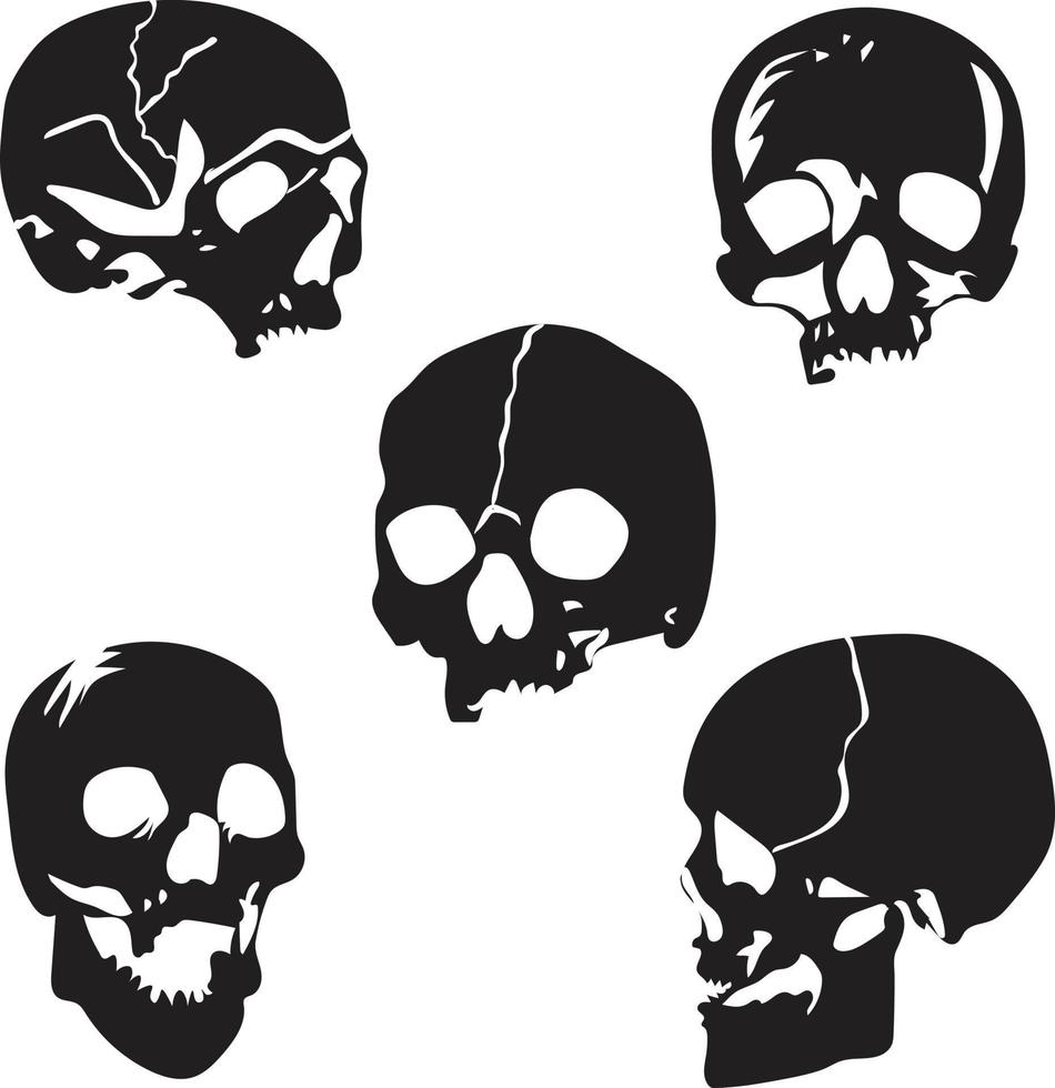 halloween geest schedel vector