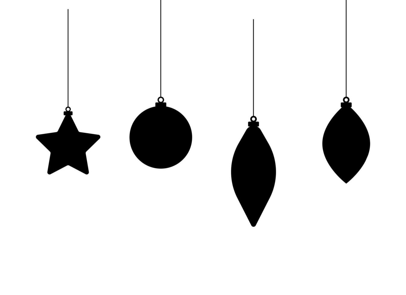 Kerstmis decoratie vector ontwerp illustratie geïsoleerd Aan wit achtergrond