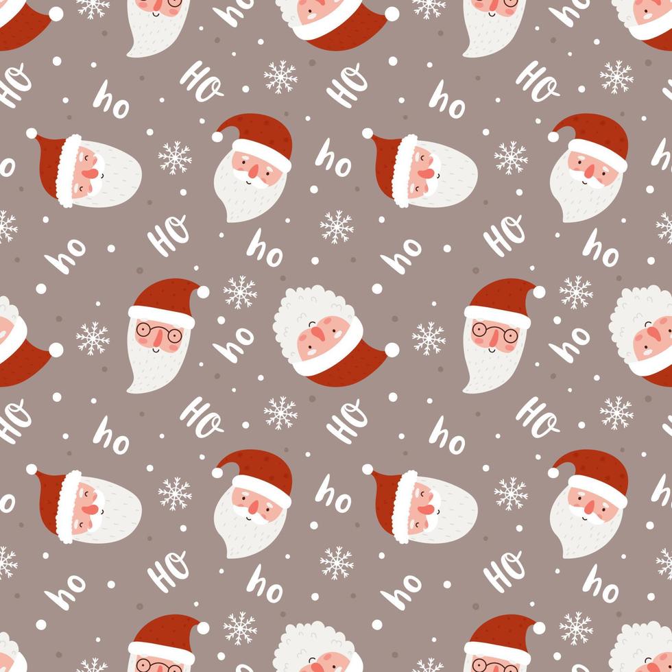 Kerstmis naadloos patroon met grappig kerstmannen. vector illustratie. ideaal voor kleding stof, omhulsel papier.
