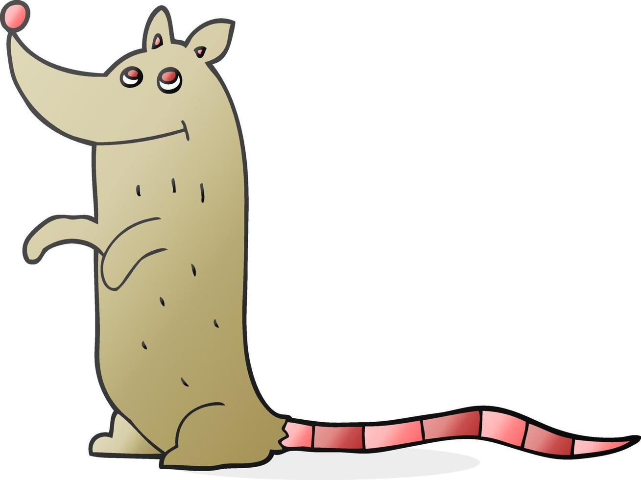 tekening karakter tekenfilm Rat vector
