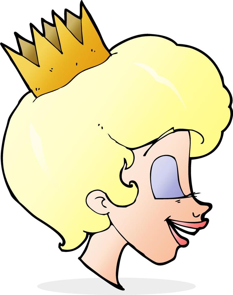 tekening karakter tekenfilm prinses vector