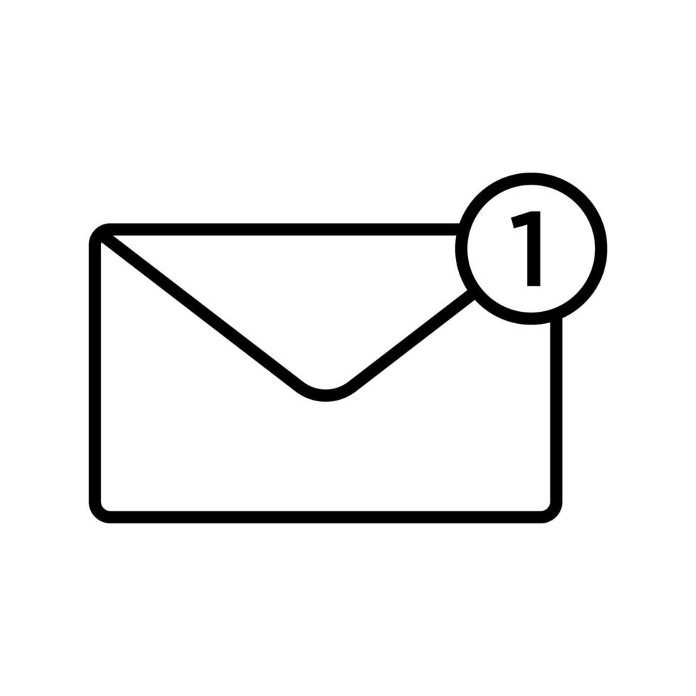 mail icoon vector ontwerp Sjablonen geïsoleerd Aan wit achtergrond