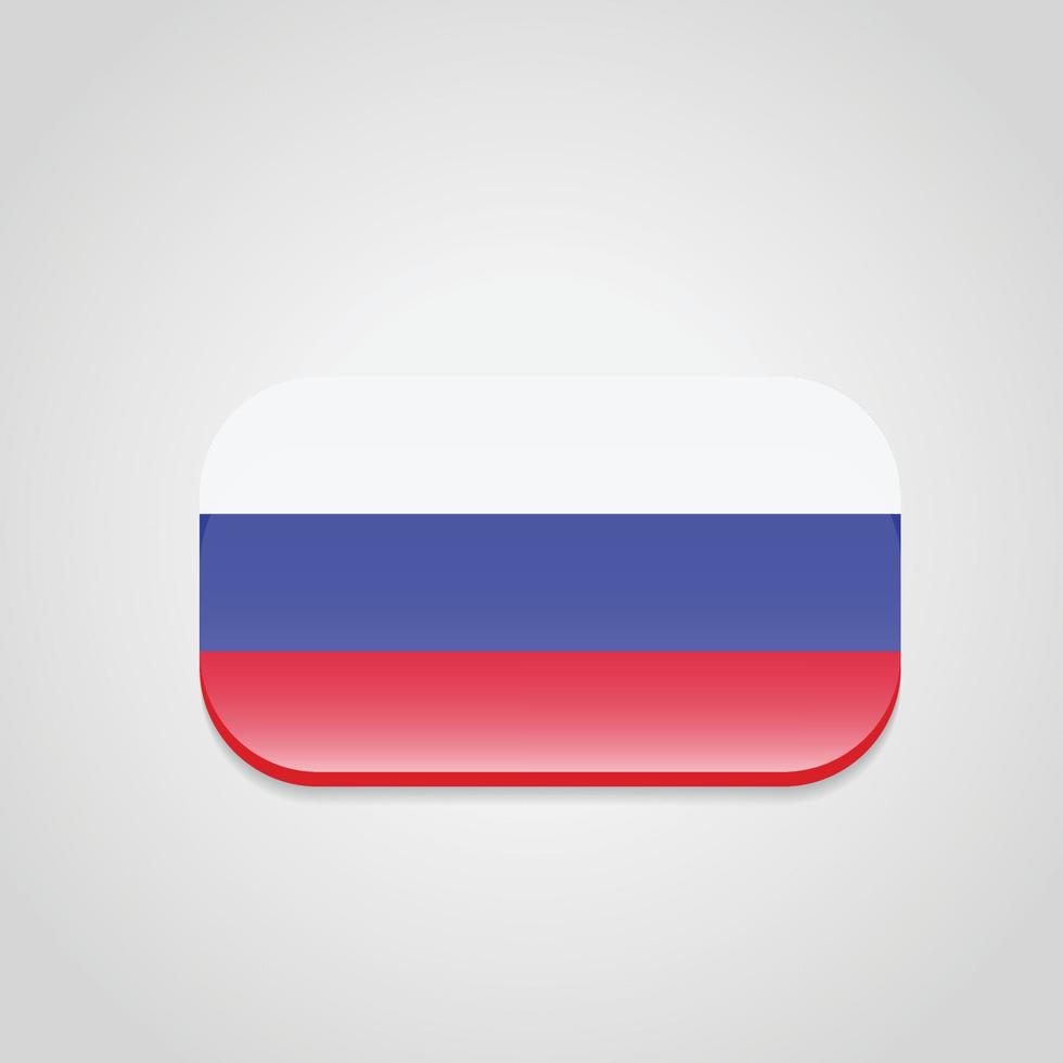 Rusland vlag ontwerp vector