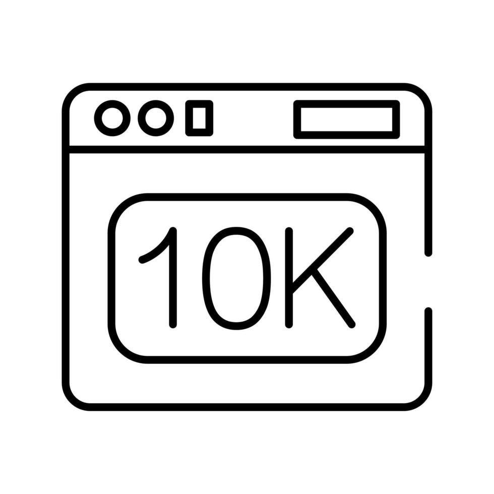 10k vector icoon