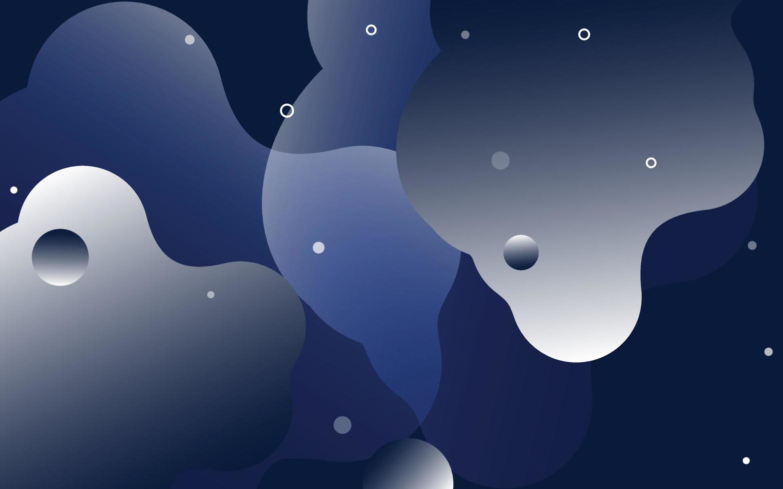 drijvend vloeistof klodders. abstract kleurrijk banier met vloeistof vormen. futuristische samenstelling met bubbels. 3d vector illustratie voor reclame. afzet of presentatie