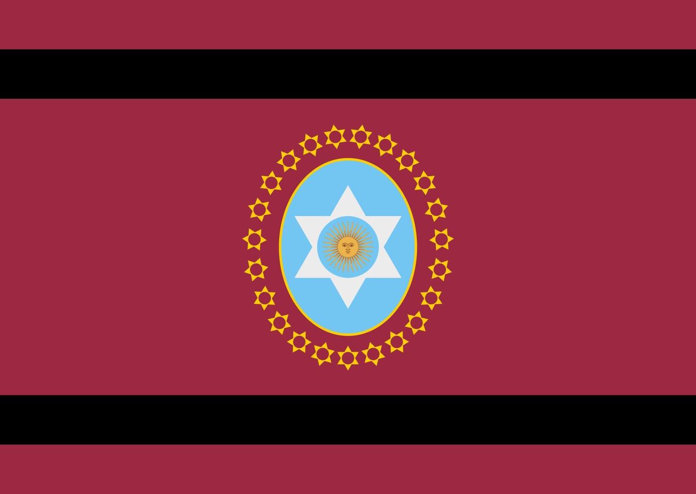 salta vlag. Argentinië provincies. vector illustratie.