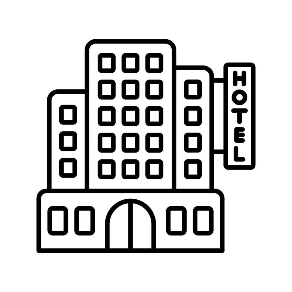 hotel vector pictogram