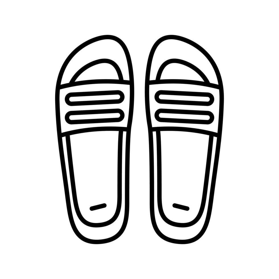 slippers vector icoon