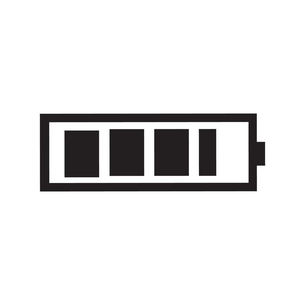 batterij opladen pictogram vector