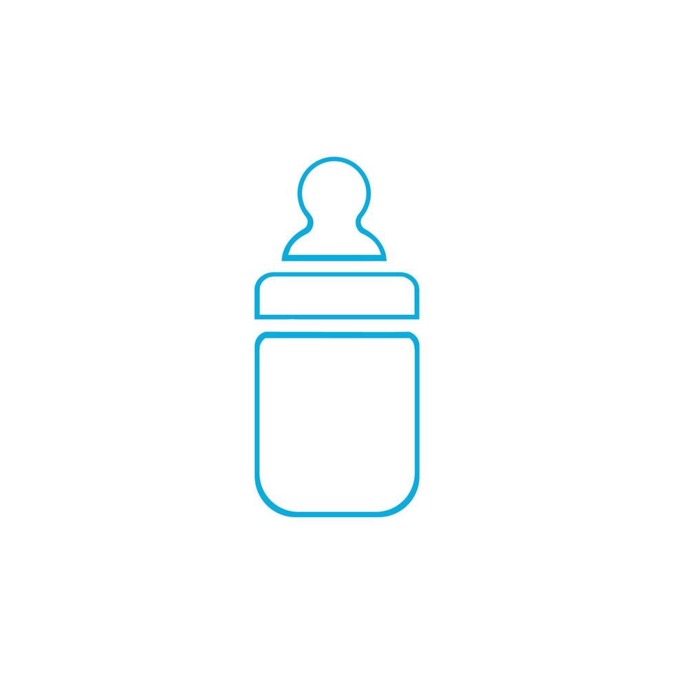 babyfles pictogram vector