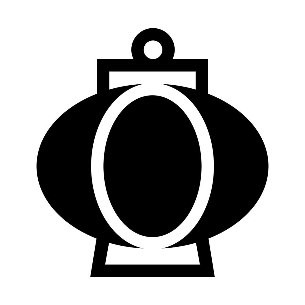 lantaarn icoon gemakkelijk illustratie. maan- nieuw jaar ornament logo vector