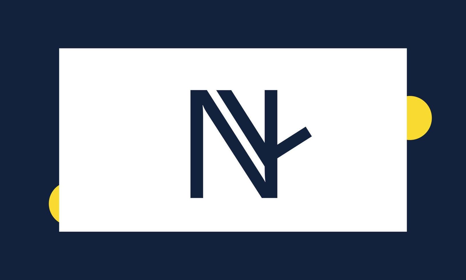 alfabet letters initialen monogram logo nl, ln, n en l vector