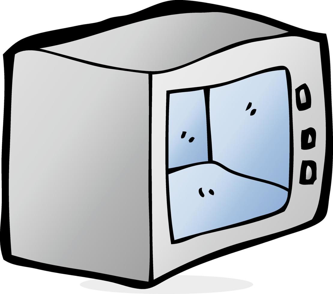 tekening tekenfilm magnetronoven vector