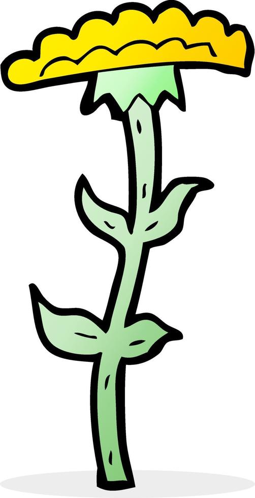 tekening tekenfilm bloem vector