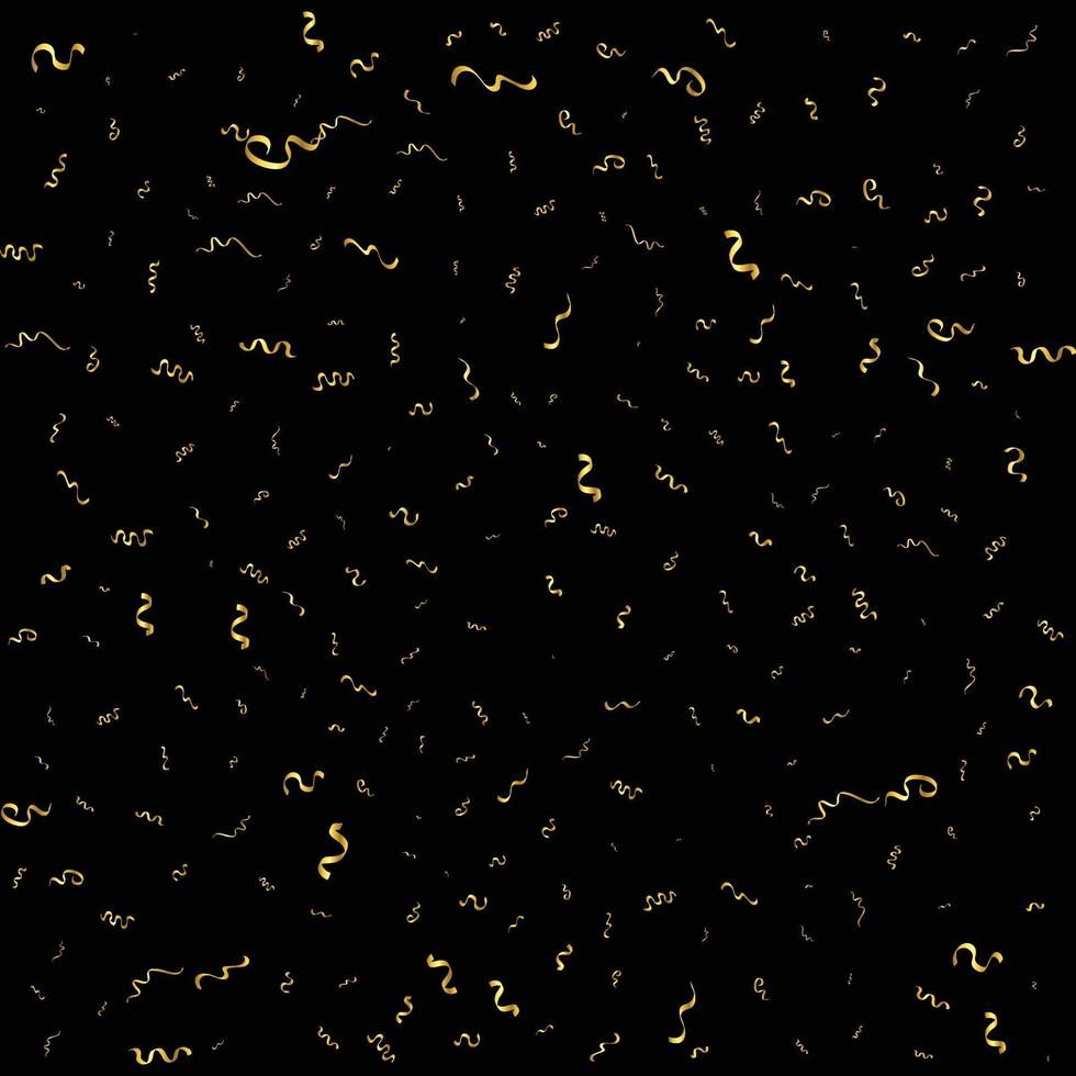 gouden confetti geïsoleerd. feestelijk achtergrond. vector illustratie