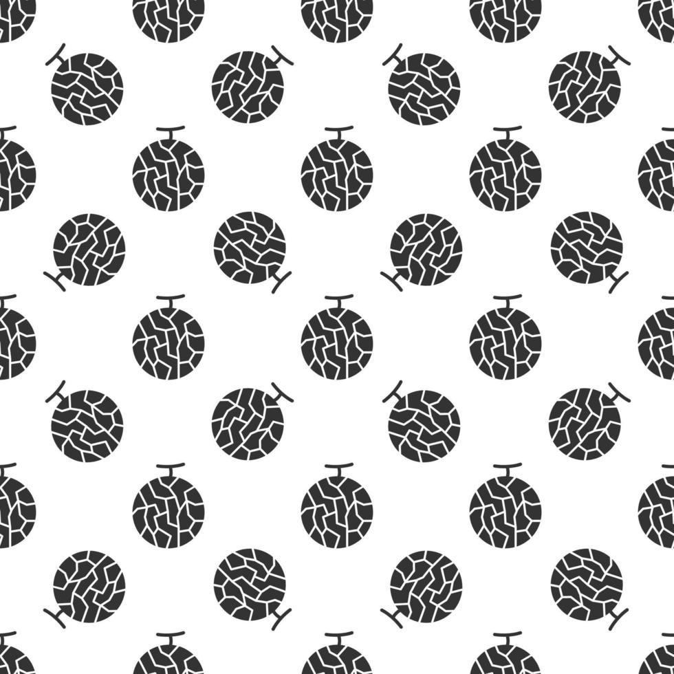 zwart meloen naadloos patroon achtergrond. vector