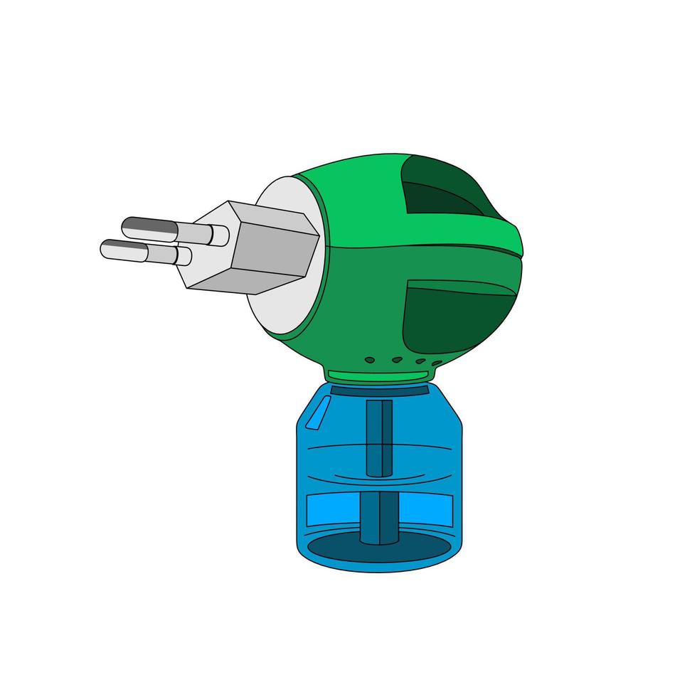 elektrisch mug fumigator isoleren. afstotend - vector realistisch illustratie