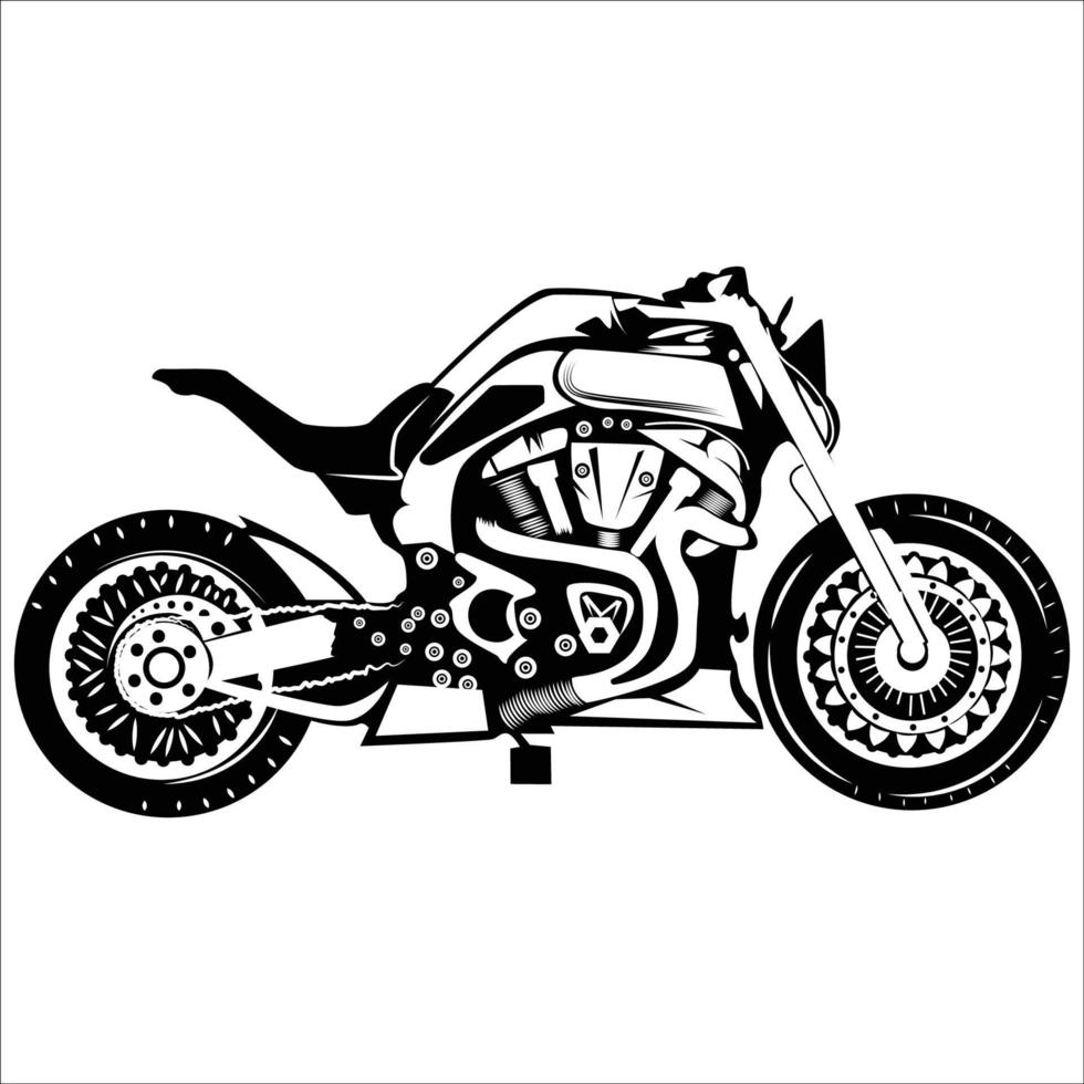 motorfiets vector illustratie